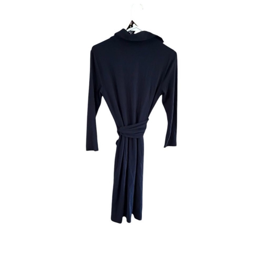 Ann Taylor Deep Blue Long Sleeve Dress - Picture 3 of 8